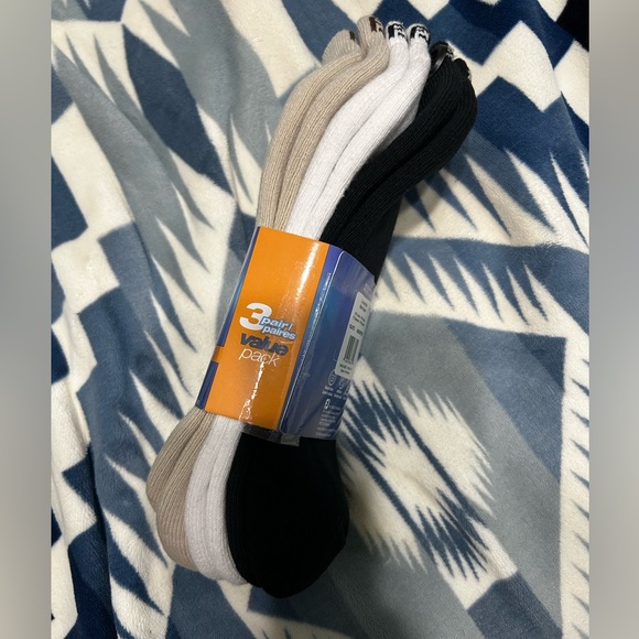 Footjoy Golf Men's Beige Comfort Sof Socks - 3 Pack ankle size 7-12 - Picture 2 of 4